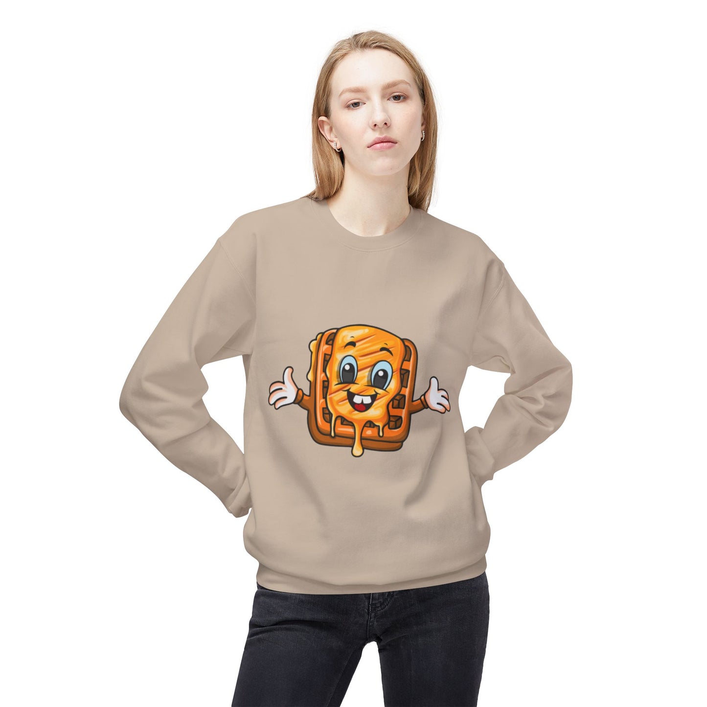 Unisex Sweatshirt Waffle