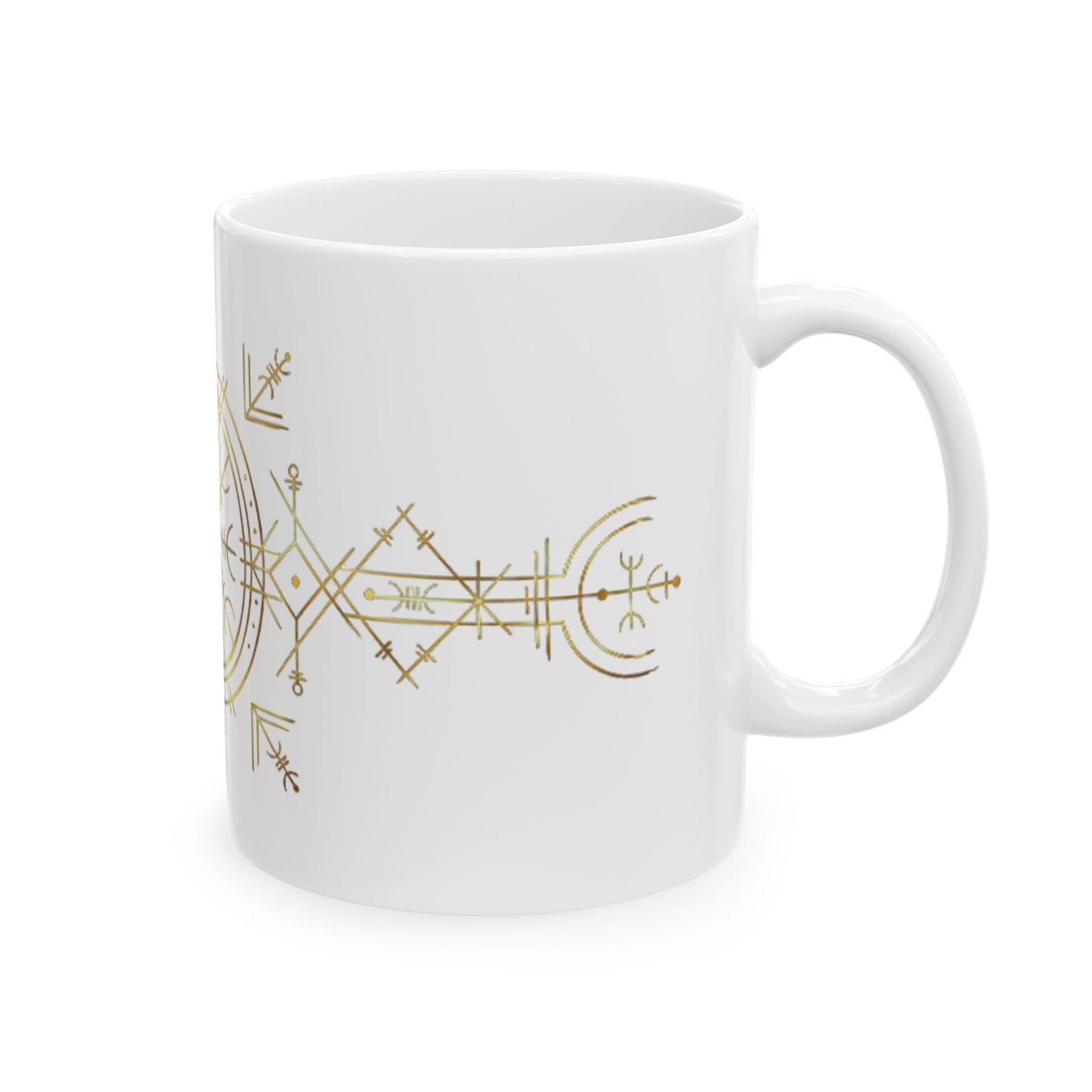 Ceramic Mug "Rune gold"