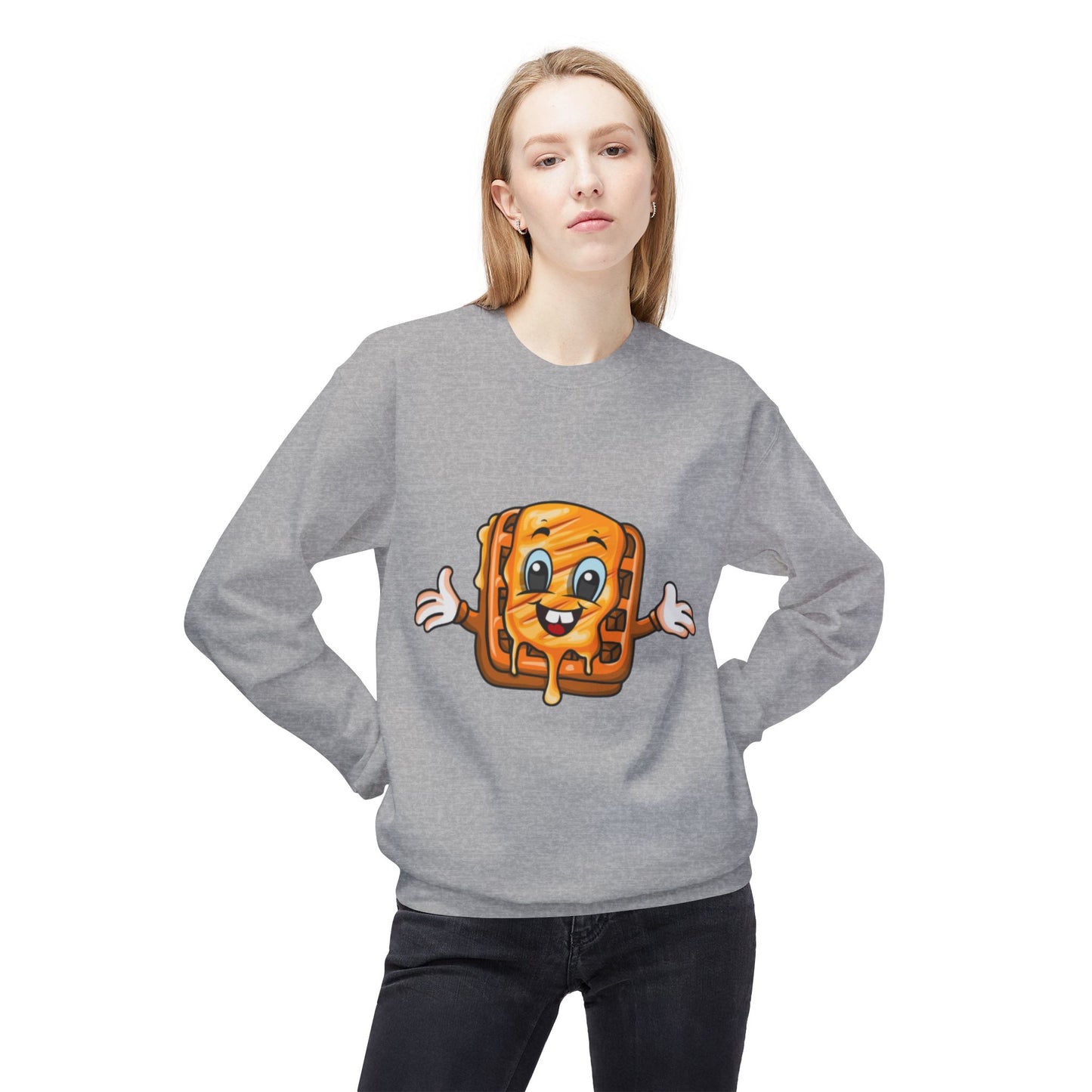 Unisex Sweatshirt Waffle