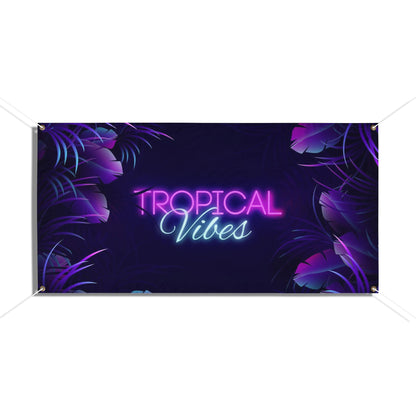 Vinyl Banner "tropical"