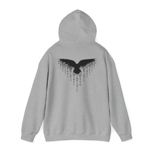 Unisex Hooded Sweatshirt "raven"