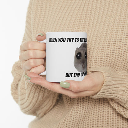 Ceramic Mug HamsterSleepy