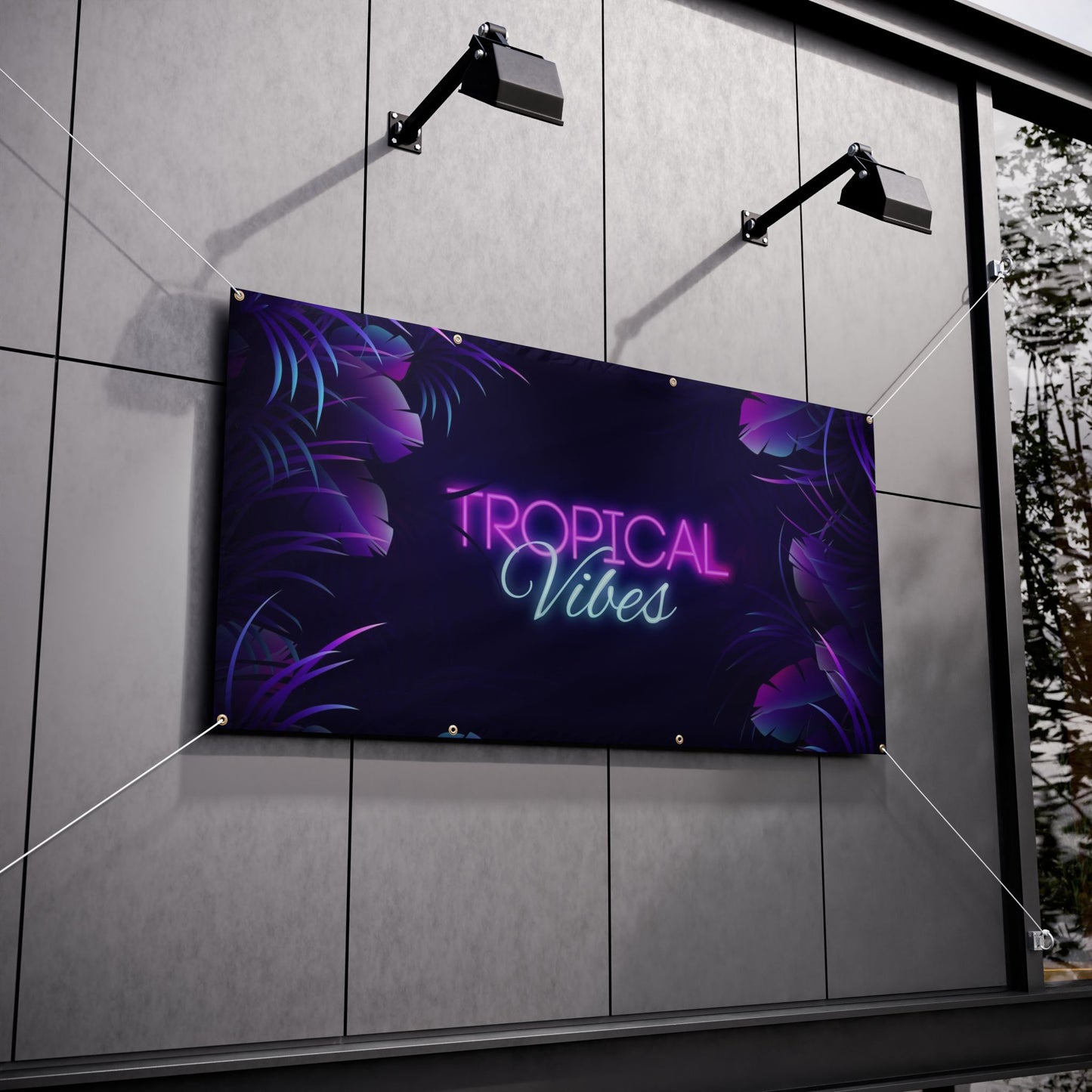 Vinyl Banner "tropical"