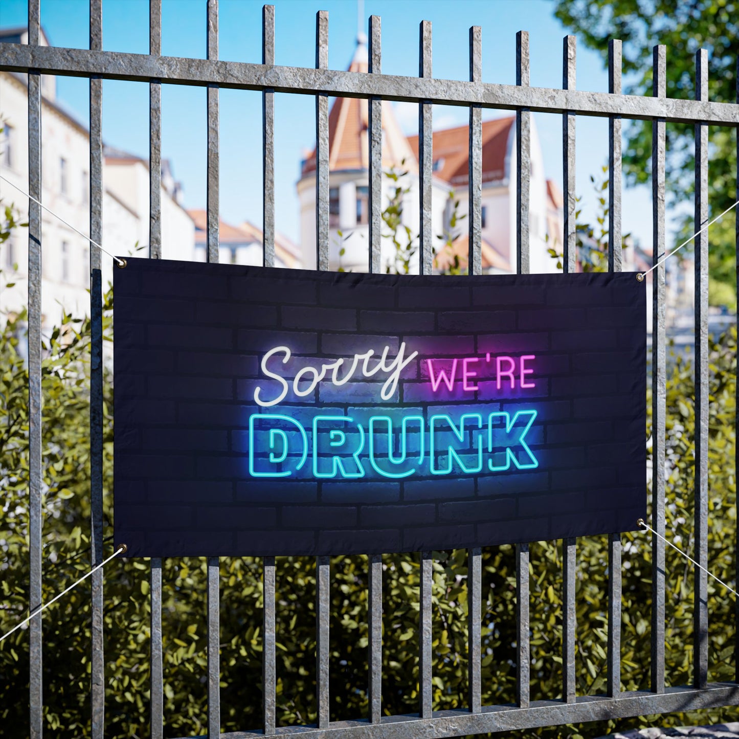 Vinyl Banner "drunk"