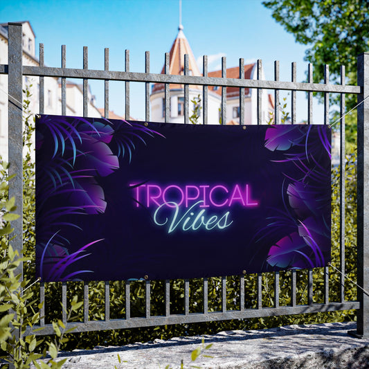 Vinyl Banner "tropical"