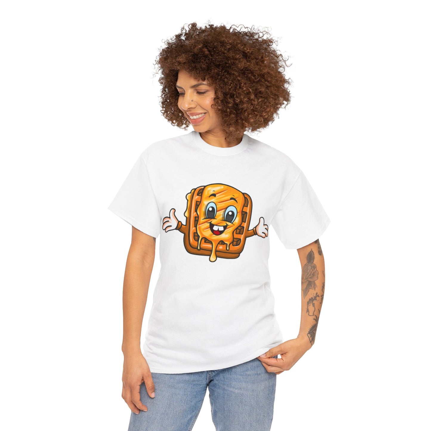 Unisex Heavy Cotton Tee Waffle