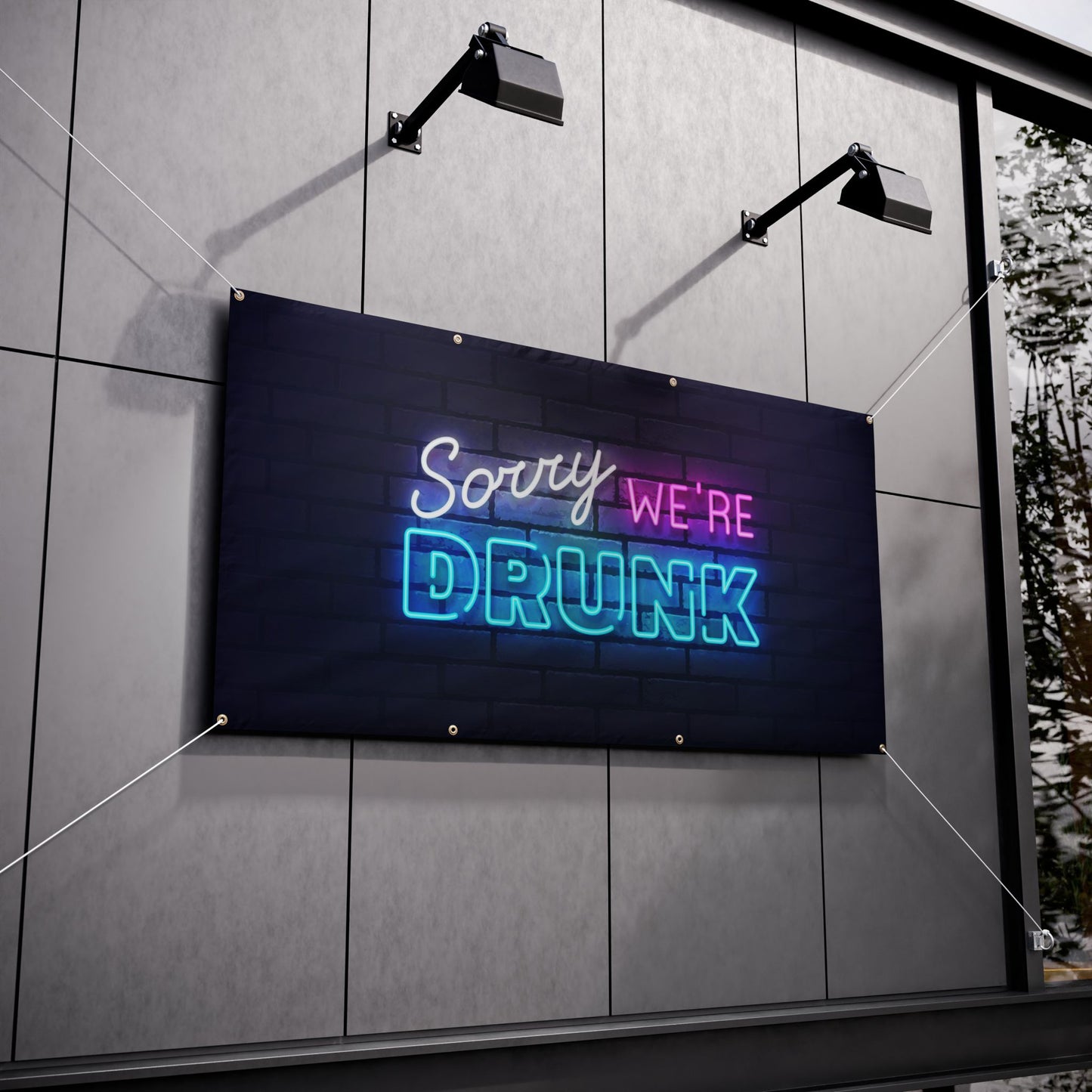 Vinyl Banner "drunk"