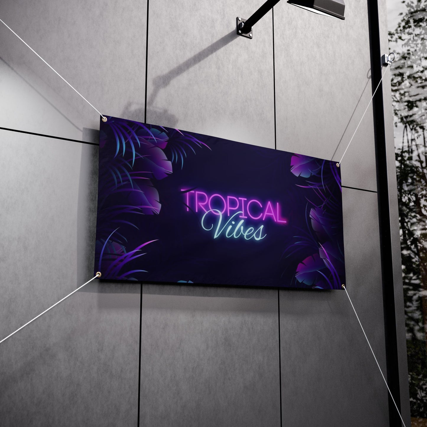 Vinyl Banner "tropical"