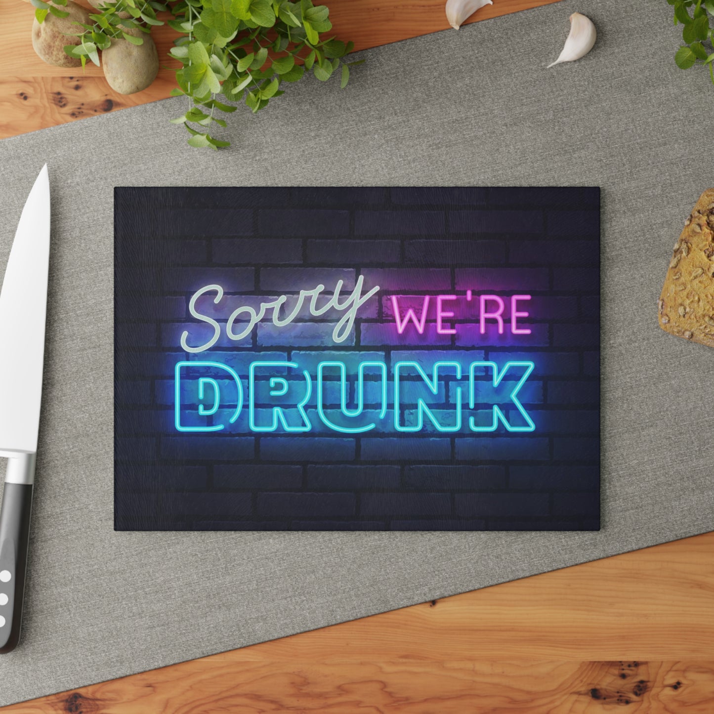 Cutting Board "drunk"