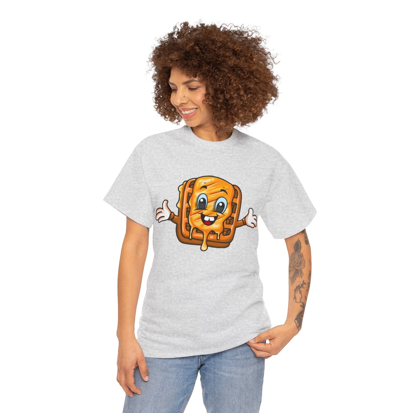 Unisex Heavy Cotton Tee Waffle