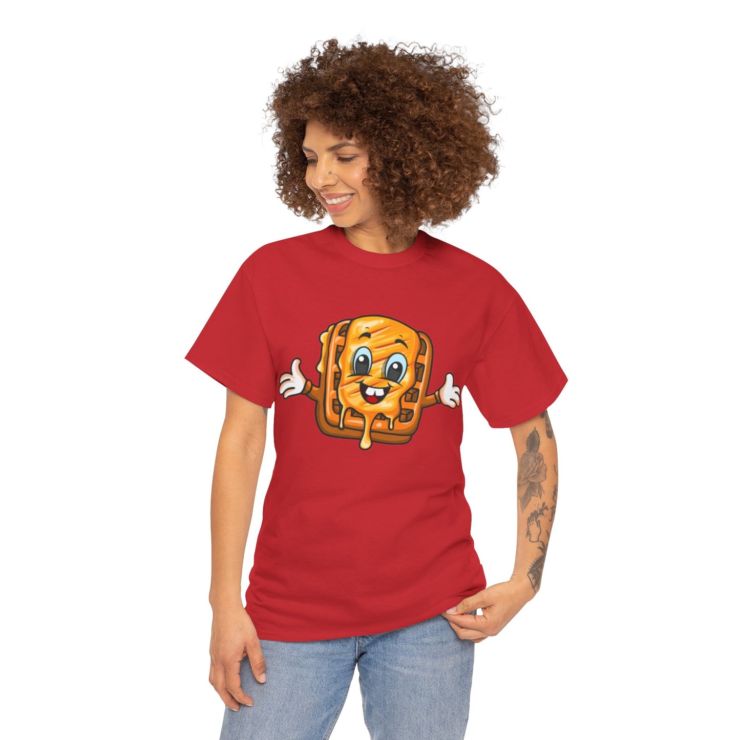 Unisex Heavy Cotton Tee Waffle