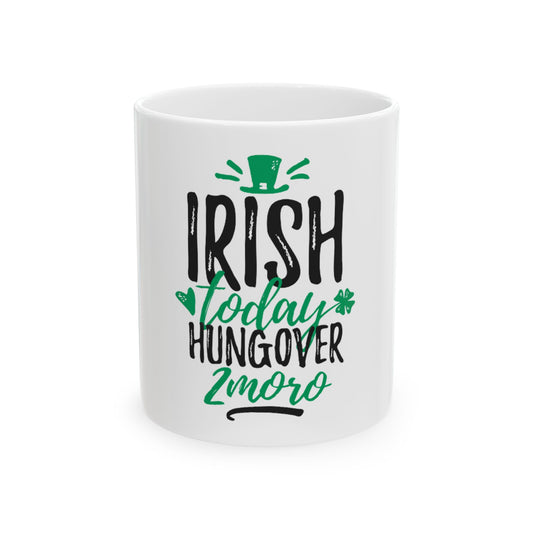 Ceramic Mug "irish hangover"