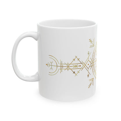 Ceramic Mug "Rune gold"