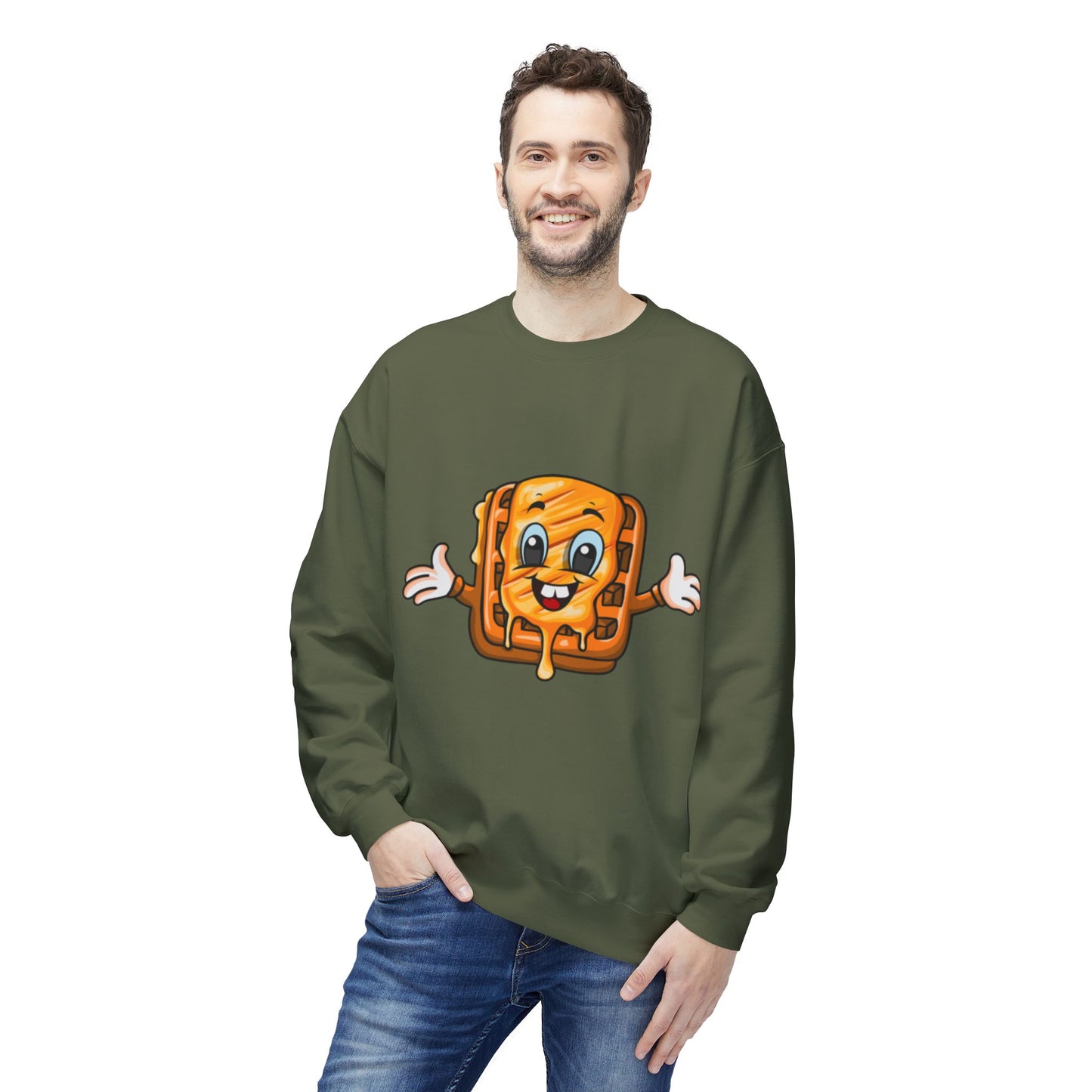 Unisex Sweatshirt Waffle