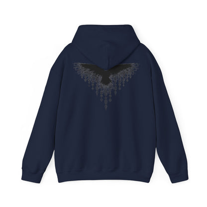 Unisex Hooded Sweatshirt "raven"